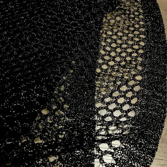 Zara Black mesh net dress - Picture 4 of 6